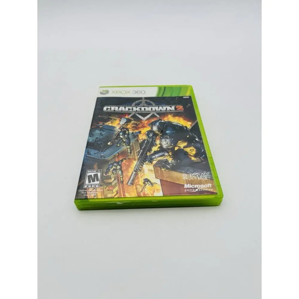 XBOX 360 Game Crackdown 2 CIB Complete In Box Tested Authentic Works VG